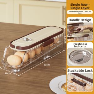 ASCOR | Organizing Fresh Keeping Refrigerator Egg Storage Box