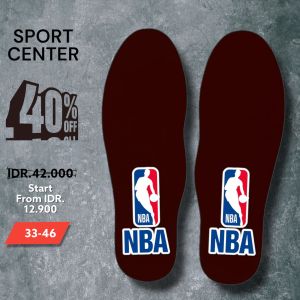 Insole Sepatu NBA Series untuk Pria & wanita 33-46