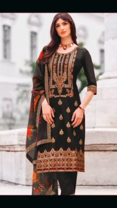 [Ready SG Stock] Deepavali & Wedding-Wear Pure Silk 3 Pcs Punjabi Suit + Inner[ Premium Indian Dresses]