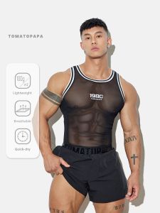 TOMATOPAPA | High Elastic Mesh Fitness Tank Top