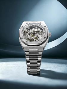 Forsining | Forsining Fashion Skeleton Automatic Watch for Men Luminous Hands Stainless Steel Strap Luxury Brand Business Mens Watches 2026
