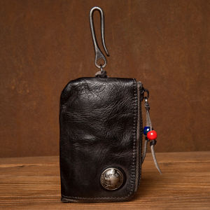 Mantime | Hand-Rubbed Top Grain Leather Accessory Pouch
