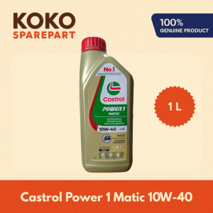 Castrol Power 1 Matic 10W-40 1L Oli Motor Matic Castrol Power 1 Matic 10W-40 1 Liter 4-AT