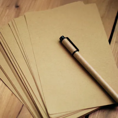 Vintage Romance Letter Writing Blank Kraft Paper