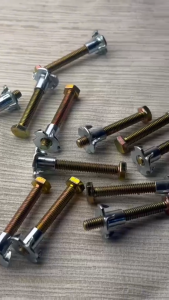 10pcs Speaker Box T-nut Screw Bolt High Strength ZINC Outer Hexagon Bolt Speaker Box T-nut