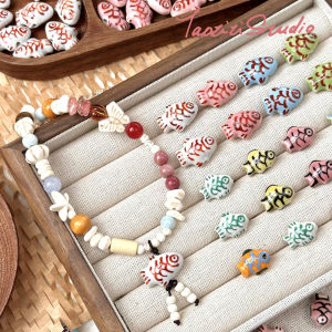 เครื่องประดับ DIY ทำมือ ลูกปัดกระเบื้องปลา สร้อยข้อมือ สร้อยคอ เครื่องประดับ เครื่องประดับแฟชั่น ลูกปัดอื่นๆ อื่นๆ