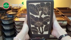 Pot Keramik Bonsai Bunga