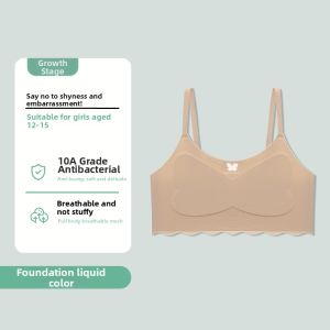 MiiOW | Seamless Bra for Girls in Puberty Light & Summer-Appropriate