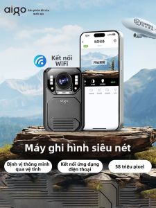 Aigo | Night Vision Explosion-proof Smart GPS WiFi Remote Intercom Body Camera