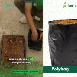 JIRIFARM - Polybag Tanaman 25x25 Tebal Awet Plastik Polibag 25 x 25 Pot Sedang Sayuran Buah 10pcs