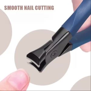 Large Opening Anti-Splash Nail Clipper with Nail File 2Pcs Set Stainless Steel Thick Hard Nail Cutter Manicure Kit
