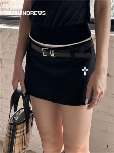 Low-Waist A-Line Mini Skirt Flared Cut Hips Slimming Design Summer New