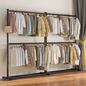 Double Layer Indoor Closet Organizer