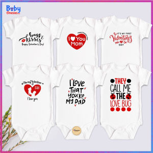 Baby Onesies PH My First Valentines Day Newborn Baby Boy Girl Clothes Vol. 2 0-12 months Cotton Outfit