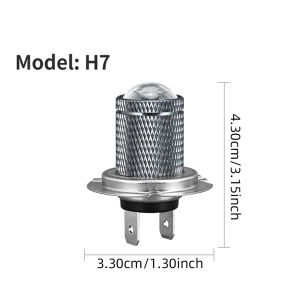 KEVANLY | 2PCS H7 H11 9005 HB3 9006 HB4 Led Light Bulb 12V Car Fog Light Bulbs 6000K White Lens LED Headlight Bulbs Kit DRL Driving Lamp