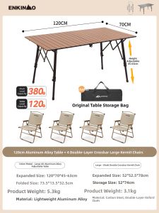 ENKINMO | Portable Outdoor Camping Table