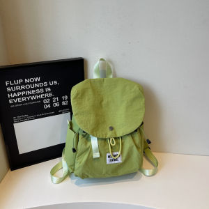 Simple Japanese Style Large Capacity Portable Womens Backpack 2025 New Fashion Travel Shopping Bag Convenient Commuting Bag