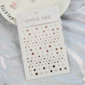 Christmas Makeup Stickers Butterfly Star Moon Snowflake Eye Makeup Sparkling Shiny Nail Art Rhinestone Laser Cut Eyeliner Dot