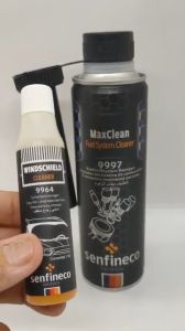 Senfineco MaxClean 9997 Fuel System Cleaner 300ml & Windshield Cleaner 9964 32ml Bundle - Germany Made