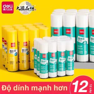 deli | Large High-Strength Transparent Glue Stick