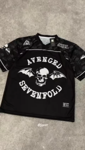Jersey Oversize Band Avenged Sevenfold Pria Wanita Boxy Vintage Skena Streetwear A7X