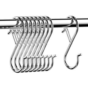 YUHANG | Windproof No-Drill S-Hook for Kitchen and Bedroom Storage