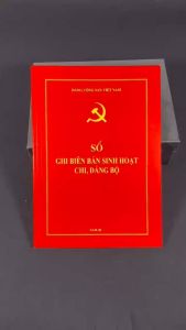 Sổ ghi biên bản sinh hoạt Chi Đảng bộ - Kích thước A4 - 160 Trang