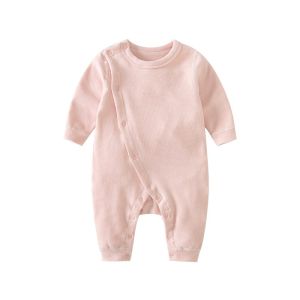 Warm Fleece Cotton Long Sleeve Baby Sleepwear Autumn Winter Spring Style Double Layered Belly Protector Child Clothing