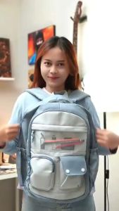 Tas Ransel Laptop Pria Wanita 1005 Backpack Polyester Impor