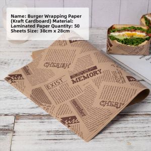 Oil Absorbing Sandwich Wrapping Paper
