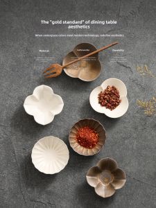 YOGEHOME | Yoghourt Glazed Irregular Design Elegant Ceramic Dish