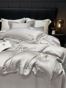 SHENGFUDAO | Luxurious Ice Smooth Bare Sleep Bedding Set