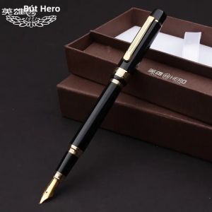 HERO | Bộ Quà Tặng Bút Máy Elegant Hero 578 Thiết Kế Cổ Điển Dành Cho Doanh Nghiệp Lễ Tốt Nghiệp Những Dịp Trang Trọng Bút Máy Kim Loại Với Ngòi Tiêu Chuẩn