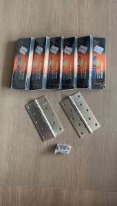 1 BOX Engsel Pintu Tebal Stainless 5 Inch Silver chrome-1 BOX 6 PCS