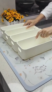 3/6/9PC Desktop Storage Boxes with Handle Drawer Sorting Box Container Portable Sundries Organizer