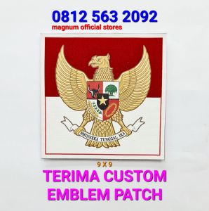 Emblem Patch Security Warna dan Kamuflase Sekuriti Prepet Perekat Velkro Tactical Army Terbaru