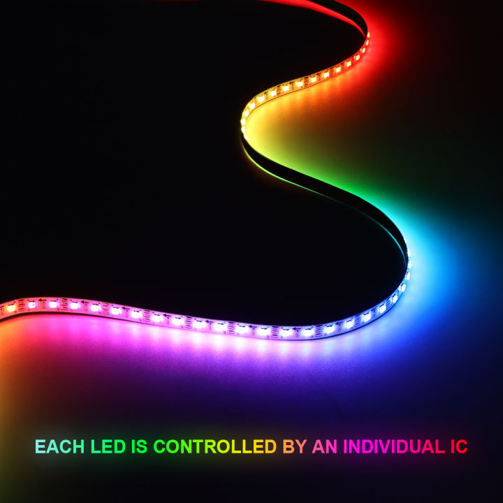 5MM Ultra Narrow WS2812B + 2020SMD LED Strip Light DC5V 60/160LEDs/M ...