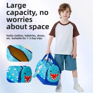 XIAOCHAOXIU | Cute Cartoon Large Capacity Children Travel Bag Waterproof