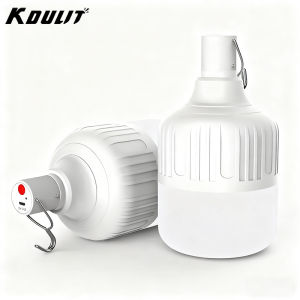 Rechargeable LED Work LightPortable Emergency Bulb w/Multiple ModesIndoor Reading LampCamping Tent LightingOutdoor Hanging