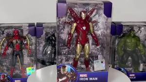 ZD Toys | ZD Toys Avengers Legends Iron Man Spider Man Thor Captain America Thanos Hulk War Machine Action Figures Gif