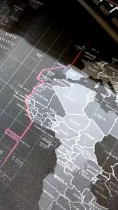 Big SizePro Gaming World Map Mouse Pad Mousepad for Dota LOL (70cm0.2cm) *30cm*