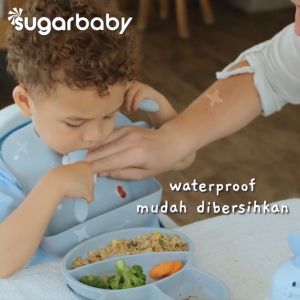 Sugar Baby Piring Bayi Silikon Healthy Silicone Plate Nature Series Mpasi Alat Makan Anak Food Grade BPA Free