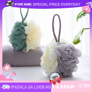 Japanese Creative Color Block Bath Balls Korean Original Shower Scrubbers Flower Rub Body Scrub Shower Use for Women&Men&Kids