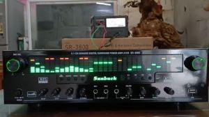 Amply karaoke bluetooth Sunbuck SR 3800 công suất lớn dải đèn EQ thay đổi 9 kiểu theo sở thích chất lượng âm thanh tốt