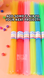 35 pcs Colored Art Straw Multiple Colors 5mm for Arts Projects Colored Stars
