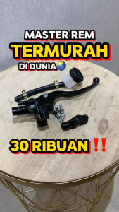 MASTER REM KANAN UNIVERSAL MOTOR HANDLE MASTER REM KANAN NO NAME TABUNG HITAM BISA UNTUK SEMUA MOTOR