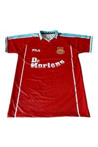 JERSEY BOLA RETRO WEST HAM RETRO DR. MARTENS 1999 HOME TERBARU/FULLPRINT/FREE NICKNAME DAN NOMOR