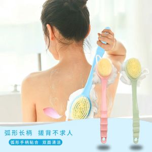 แปรงถูหลัง แปรงขัดหลัง 2 IN 1 ที่ขัดตัว ขัดผิว ฟองน้ำขัดตัว พร้อมส่งในไทย