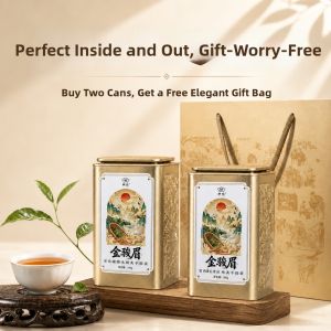 ZUIYOU TEA | Honey Fragrant Premium Wuyi Golden Jun Mei Black Tea Grade 1