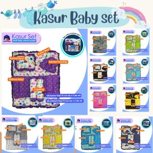 kasur set bayi - swan grey